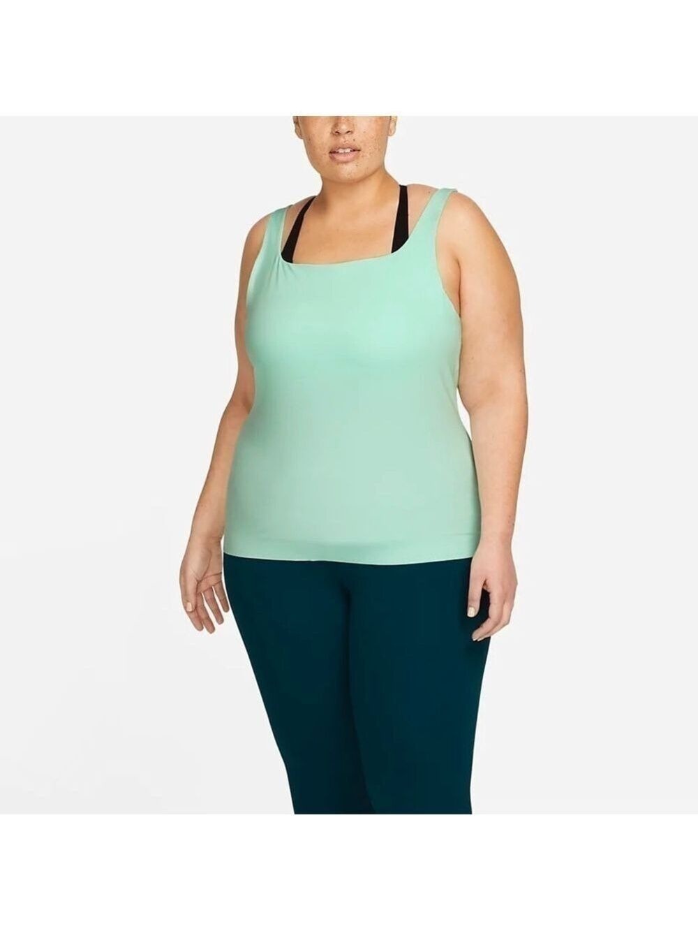 NEW Nike Yoga Luxe Shelf-Bra Dri Fit Plus Size Tank Top